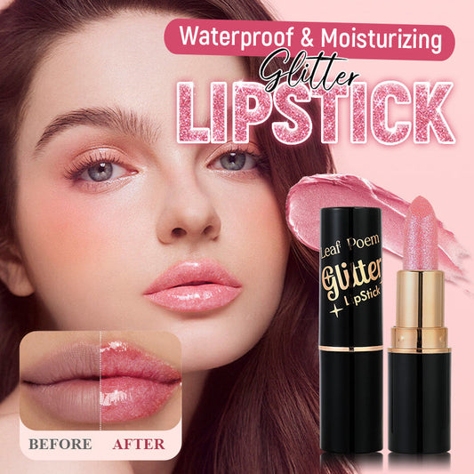 💋 Dagens special - Köp 1 få 1 gratis 💋 Vattentätt och återfuktande läppstift med glitter