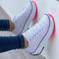 🔥Sneakers med snörning och platåklack för kvinnor