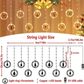 🎅Jul Led Wishing Ball String Lights Dekorationer