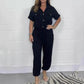 🌷2024 Ny försäljning🌷Kvinnors kortärmade utility jumpsuit