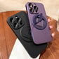 Matte Magnetiskt iPhone-fodral med 360° roterbar osynlig ställning