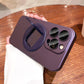 Matte Magnetiskt iPhone-fodral med 360° roterbar osynlig ställning