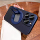 Matte Magnetiskt iPhone-fodral med 360° roterbar osynlig ställning