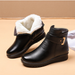 💟Genuine Leather Metal Buckle Velvet Boots🔥49% rabatt + köp 2 gratis frakt📦