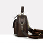 Elegant Dubbellager Bred Rem Crossbody Handväska