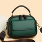 Elegant Dubbellager Bred Rem Crossbody Handväska