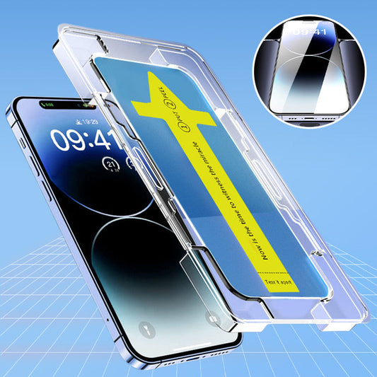 Premium Härdat Glas Skärmskydd & Installationskit för iPhone 16-11 Serien