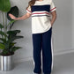 Dam Oversized T-shirt & Casual Byxor Set