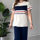 Dam Oversized T-shirt & Casual Byxor Set