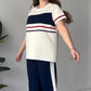 Dam Oversized T-shirt & Casual Byxor Set