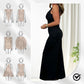 Sexy U Neck Backless Jumpsuit med vida ben för kvinnor