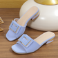 Sandaler med klumpig klack för kvinnor