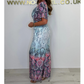 Bohemisk jumpsuit med vida ben och tryck