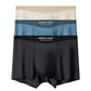 Lätta Lyxiga Satin Ice Silk Mode Andningsaktiva Boxer Briefs för män