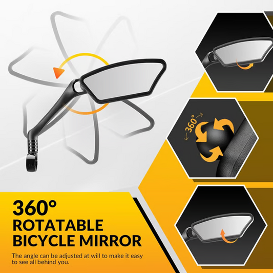 360° roterbar och justerbar backspegel för cykel